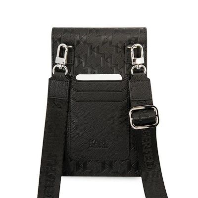 4. Karl Lagerfeld Handbag KLWBSAMSMK black/black Monogram Plate