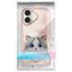 12. Nimmy Big Eyed Pet 2.0 Cat Case for iPhone 16 - Pink