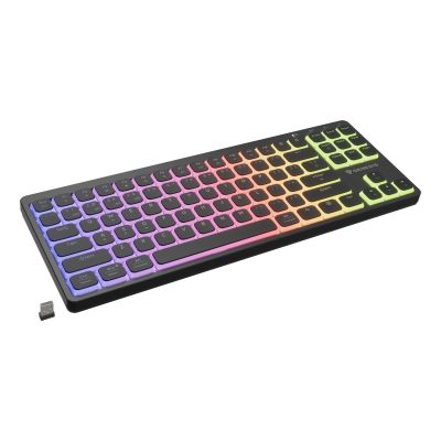 2. GENESIS Thor 430 TKL Wireless Keyboard Gaming USB + RF Wireless + Bluetooth QWERTY US English Black