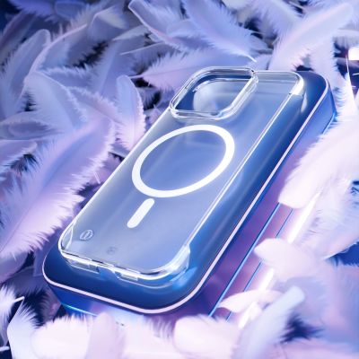 4. 3mk Just20g MagCase for iPhone 16 Pro - transparent