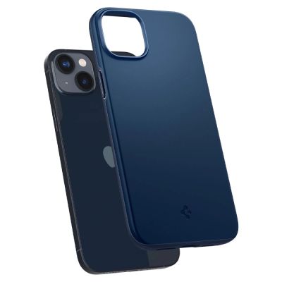 8. Spigen Thin Fit iPhone 14 Plus Case - Blue
