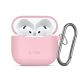 8. Tech-Protect Silicone Hook Case for AirPods 4 - Pink