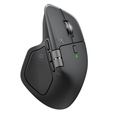 2. Logitech MX Master 4 Mouse Office Right Side RF Wireless + Bluetooth Laser 8000 DPI