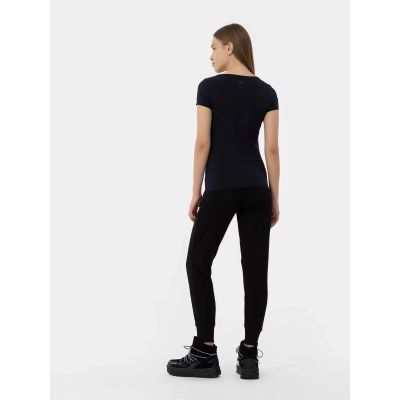 4. Women's regular plain T-shirt 4F 4FMM00TTSHF731-30S