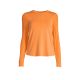 2. CASALL Delight Crew Neck Long Sleeve juicy orange T-shirt