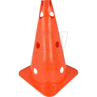 Bollard with holes SMJ VCM-15H12 38 cm red