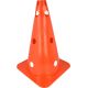 Bollard with holes SMJ VCM-15H12 38 cm red