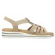 9. Comfortable Rieker W RKR680 beige sandals