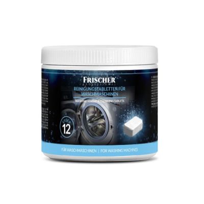 7. Frischer washing machine cleaning tablets 12 pcs