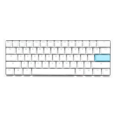8. Ducky DKON2061ST Gaming Keyboard USB QWERTZ German White