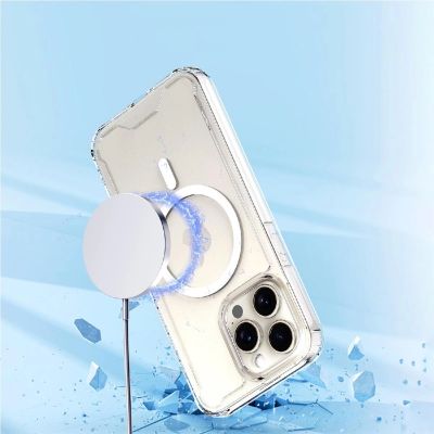 4. Clear Corner Case MagSafe for iPhone 16 Plus - transparent