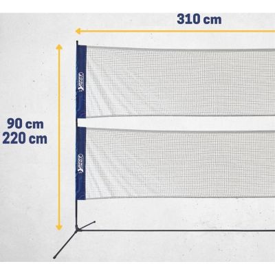 9. BEST SPORTING 4-IN-1 ADJUSTABLE BADMINTON, TENNIS, VOLLEYBALL SET