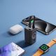 12. Joyroom JR-W13 5000mAh Wireless Power Bank for Apple Watch + USB-C and Lightning – Black