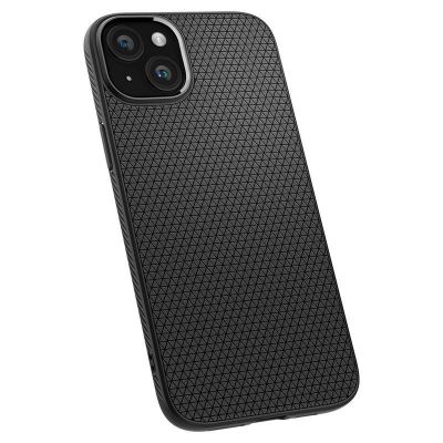 17. Spigen Liquid Air Case for iPhone 15 Plus - Matte Black