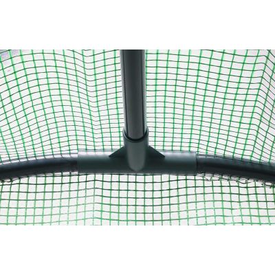 30. GREENHOUSE GARDEN TUNNEL TWO ENTRANCES FOR TOMATOES AND CUCUMBERS 200x100x180CM GREEN