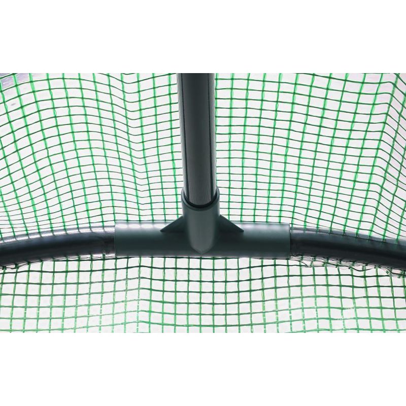 30. GREENHOUSE GARDEN TUNNEL TWO ENTRANCES FOR TOMATOES AND CUCUMBERS 200x100x180CM GREEN