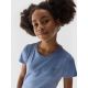 3. 100% cotton plain girls' T-shirt 4F Junior