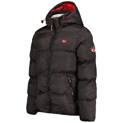 3. Men’s parka Geographical Norway ANCELO BLACK DB MEN 001 (WY4478H/GN-BLACK)