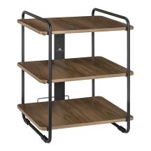 Stylish 3-shelf Maclean cabinet, 90kg max, 454x400x496mm, MC-978