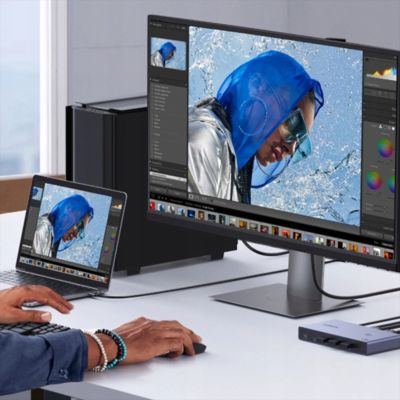 5. Ugreen USB-C + HDMI 4K 60Hz 2-in-1 KVM Switch – Gray