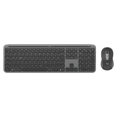 3. Logitech MK950 Signature for Business Keyboard Mouse Included Office RF Wireless + Bluetooth QWERTZ German Graphite