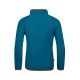 2. Trollkids Kids Nordland Half Zip Unisex Fleece Sweatshirt Deep Lagoon/Cinnamon Lightweight and Breathable Blue (707-178)