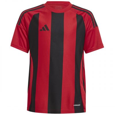 adidas Striped 24 Kids T-Shirt Red and Black IW2131