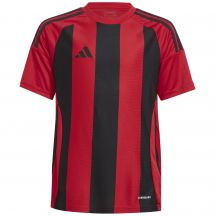 adidas Striped 24 Kids T-Shirt Red and Black IW2131