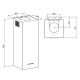 5. MAAN Ponza W 830 black cooker hood