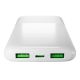 3. Powerbank Puro DAILY 10 PLUS 10000mAh 2x USBA / 1x USB-C 22.5W - white