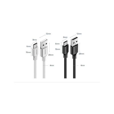 11. Ugreen US287 60826 USB-A / USB-C 3A cable 3m - black