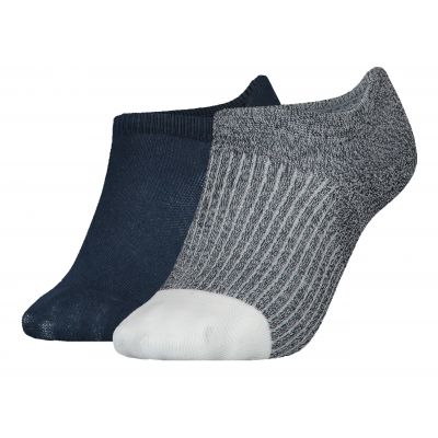 2. Tommy Hilfiger Women Footie 2P RIB MOUL socks 701222652002