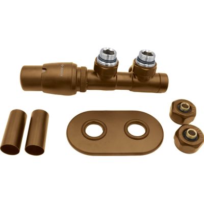 Thermostatic valve for bathroom radiator - left