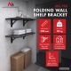 MACLEAN FOLDING WALL SHELF BRACKET MACLEAN FOLDING WALL SHELF BRACKET, MIN 250MM, MAX 500MM, MAX 50KG, 2 PIECES, M