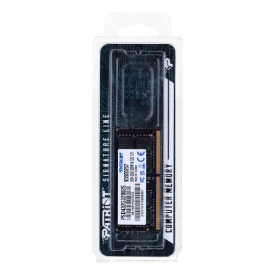 3. PATRIOT DDR4 32GB SIGNATURE 3200MHz CL22 SO-DIMM