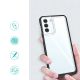 7. Clear 3in1 case for Samsung Galaxy S23+ silicone cover with frame black