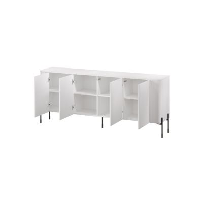 2. VERA chest of drawers 190x40x80 white matt