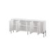 2. VERA chest of drawers 190x40x80 white matt