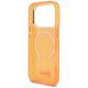 7. Guess IML Script Metal MagSafe Case for iPhone 17 Pro - Orange