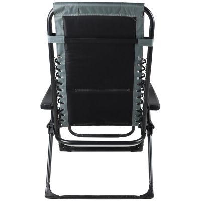 14. FOLDABLE GARDEN DECHAIR MULTIFUNCTIONAL 162X52/65X110CM BLACK AND GREY