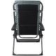 14. FOLDABLE GARDEN DECHAIR MULTIFUNCTIONAL 162X52/65X110CM BLACK AND GREY