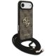 3. Guess 4G Big Logo Cord Stap Crossbody Case for iPhone 17 Air - Brown