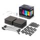8. Twinkly Squares Smart Blocks Combo Pack with 6 Blocks (1 master + 5 extensions) x 64 RGB Pixels