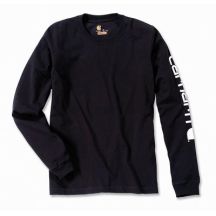 Carhartt Sleeve Logo T-Shirt L/S - black