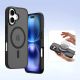 6. Dux Ducis Lawa Leather Case for iPhone 16 - Black
