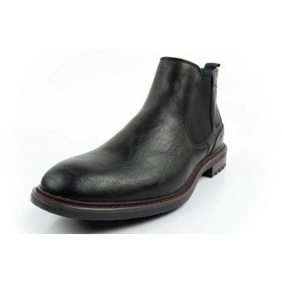 12. Wrangler Randy men's shoes Chelsea boots elegant fashionable slip-on black