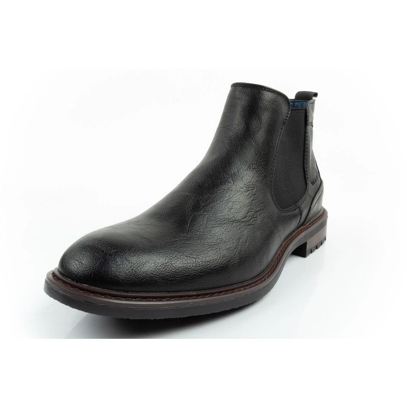 12. Wrangler Randy men's shoes Chelsea boots elegant fashionable slip-on black