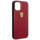 7. Ferrari FESPEHCP12SRE iPhone 12 mini 5.4" red/red hardcase On Track Perforated