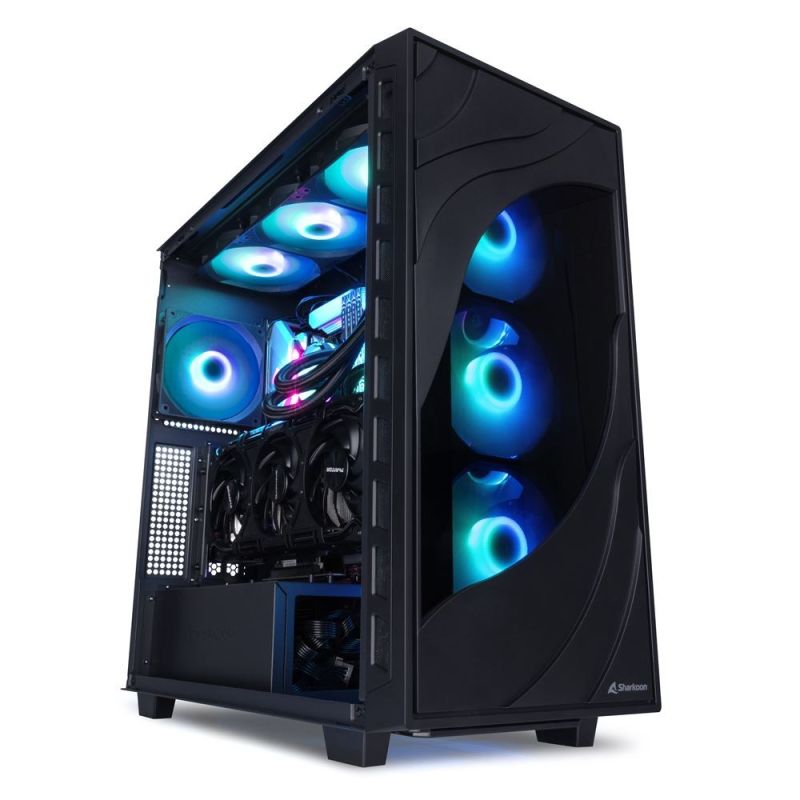13. Sharkoon Rebel C80G RGB ATX Computer Case