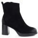 2. Black women’s heeled platform ankle boots Potocki SZ12844